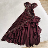 Vintage Long Prom Dress Party Gown Evening Dress
